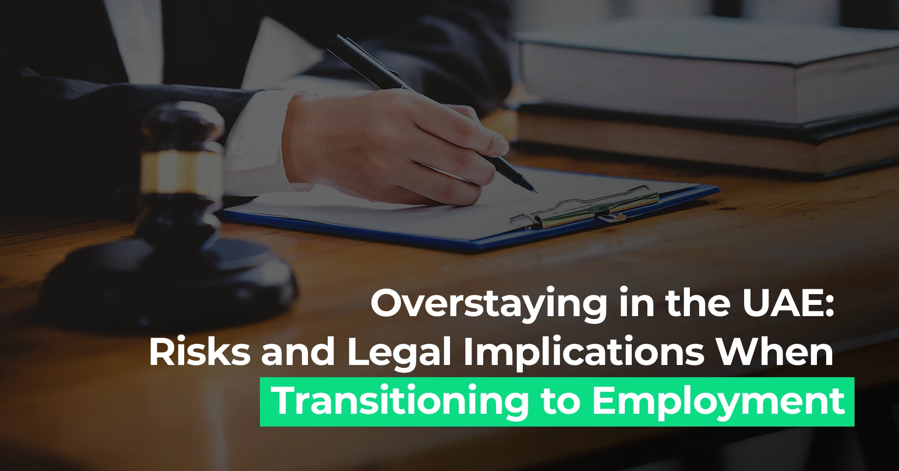 Map-style graphic showing UAE emirates with overstay fine trends and penalty comparisons.